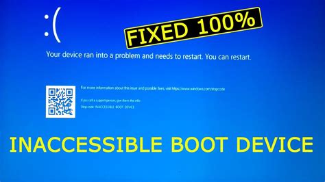 inaccessible boot device windows 10 ssd clone|clonezilla boot device windows 10.